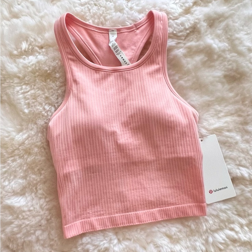 💗 NWT Lululemon Ebb to Street Cropped Racerback Tank 💗